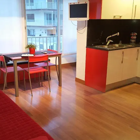 Apartment Estudio Renovado Con Terraza A 200m De La Playa De + Parking Privado Y Climatizacion - Es-258-14 *